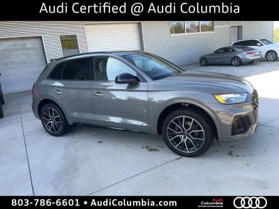 2023 Audi SQ5 in Gray — front three-quarter view