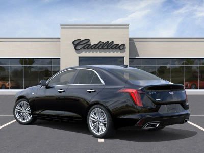 2026 Cadillac CT4 — rear three-quarter view