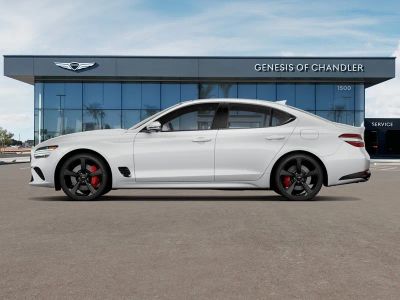 2026 Genesis G70 — rear three-quarter view
