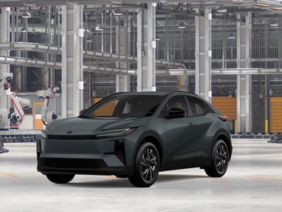 2026 Toyota C-HR SE in Overcast — front three-quarter view