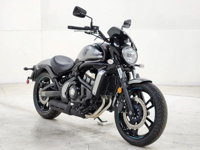 2025 Kawasaki Vulcan S Cafe ABS in GRY — front three-quarter view