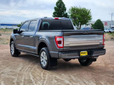 2021 Ford F-150 — rear three-quarter view
