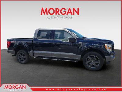 2023 Ford F-150 XLT in Blue — front three-quarter view