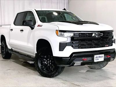 2024 Chevrolet Silverado 1500 in Summit White — front three-quarter view