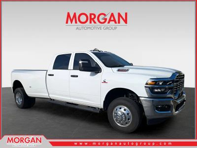 2025 Ram 3500 Tradesman in White — front three-quarter view