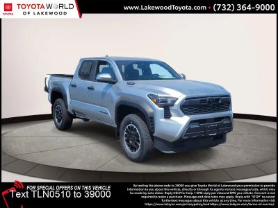 2026 Toyota Tacoma i-FORCE MAX Tacoma TRD Off-Road in Celestial Silver Metallic — front three-quarter view