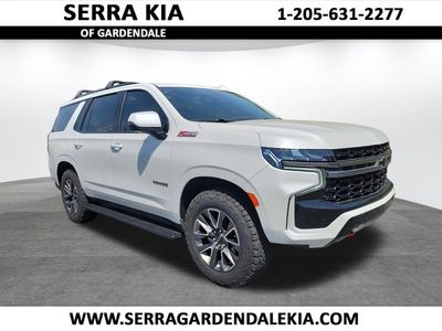 2022 Chevrolet Tahoe Z71 in Iridescent Pearl Tricoat — front three-quarter view