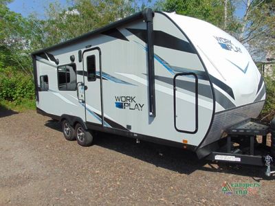 2022 Forest River RV Work and Play — side profile view