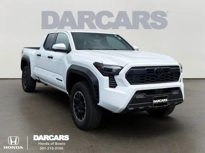 2026 Toyota Tacoma TRD Off-Road in Ice Cap — front three-quarter view