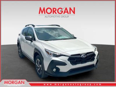 2026 Subaru Crosstrek Premium in White — front three-quarter view