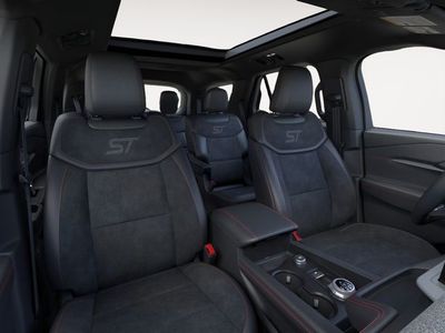 2026 Ford Explorer ST in Black — front three-quarter view