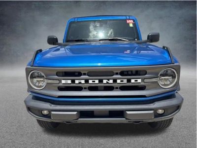 2023 Ford Bronco Big Bend in Velocity Blue Metallic — front three-quarter view