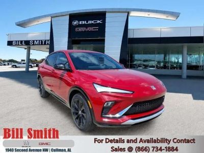 2026 Buick Envista Sport Touring in Brilliant Red — front three-quarter view
