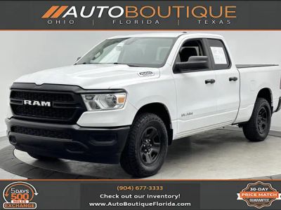 2019 Ram 1500 Tradesman in Bright White Clearcoat — front three-quarter view