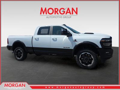 2026 Ram 2500 Rebel in White — front three-quarter view