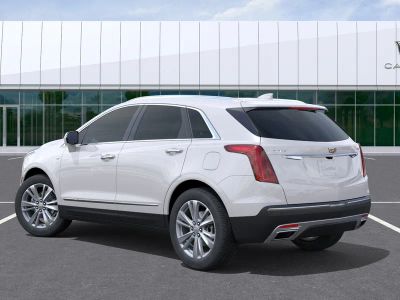 2026 Cadillac XT5 — rear three-quarter view