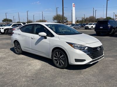 2025 Nissan Versa — rear three-quarter view