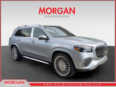 2026 Mercedes-Benz GLS Maybach 600 in Silver — front three-quarter view