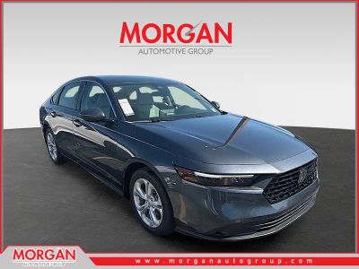 2026 Honda Accord Sedan LX in Meteorite Gray Metallic — front three-quarter view
