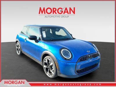 2026 MINI Cooper Signature Plus in Blue — front three-quarter view