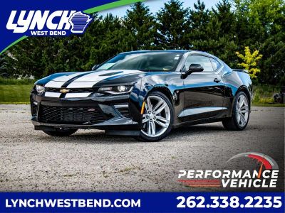 2016 Chevrolet Camaro 2SS in Mosaic Black Metallic — front three-quarter view