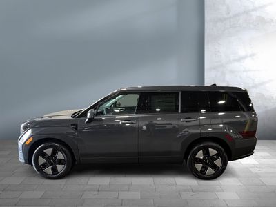 2026 Hyundai Santa Fe Hybrid — rear three-quarter view