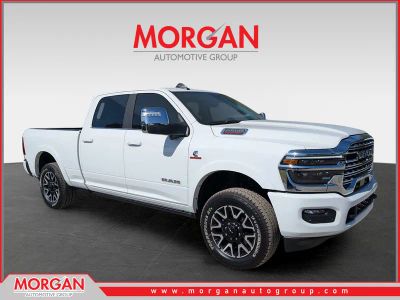 2026 Ram 2500 Limited Longhorn in White — front three-quarter view