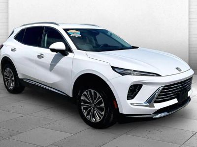 2025 Buick Envision Preferred in Summit White — front three-quarter view