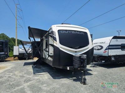 2022 Keystone RV Outback — front three-quarter view