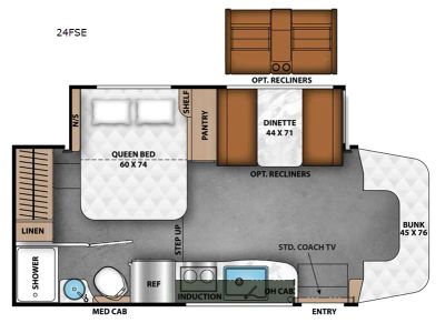 2026 Coachmen RV Prism Elite 24FSE — front three-quarter view