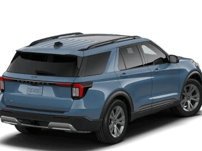 2026 Ford Explorer — rear three-quarter view