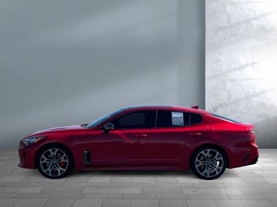 2018 Kia Stinger — rear three-quarter view