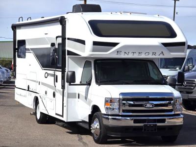 2026 Entegra ODYSSEY — front three-quarter view