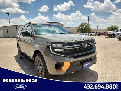 2027 Ford Expedition Tremor in Gray — front three-quarter view