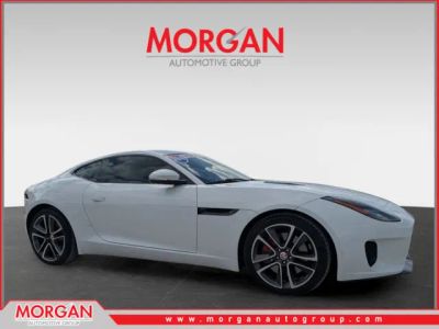 2019 Jaguar F-TYPE P300 in Fuji White — front three-quarter view