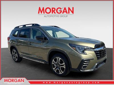 2026 Subaru Ascent Limited in Autumn Green Metallic — front three-quarter view