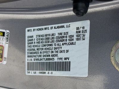 2020 Honda Odyssey — photo 39 view