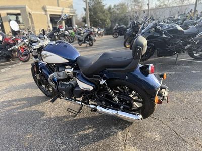 2024 Royal Enfield Super Meteor 650 Celestial Blue - Photo 3