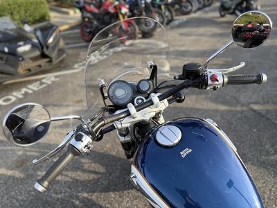 2024 Royal Enfield Super Meteor 650 Celestial Blue - Photo 8
