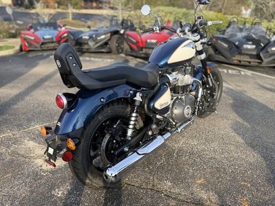 2024 Royal Enfield Super Meteor 650 Celestial Blue - Photo 4
