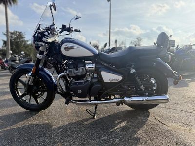 2024 Royal Enfield Super Meteor 650 Celestial Blue - Photo 5