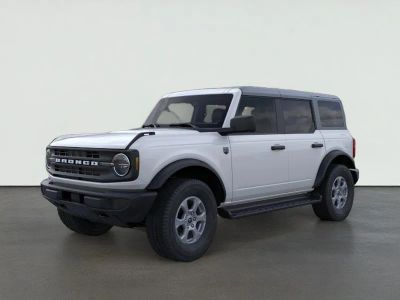 2026 Ford Bronco Big Bend in Oxford White — front three-quarter view