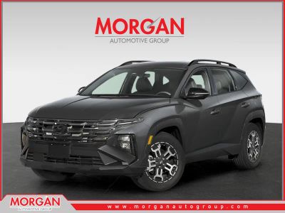 2026 Hyundai TUCSON XRT in Ecotronic Gray — front three-quarter view