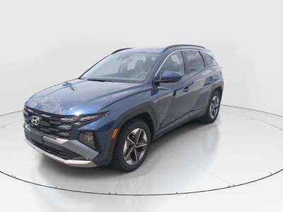 2025 Hyundai Tucson — rear three-quarter view