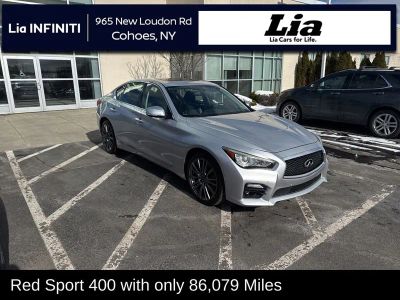 2017 INFINITI Q50 Red Sport 400 — side profile view