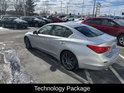 2017 INFINITI Q50 Red Sport 400 — engine compartment view