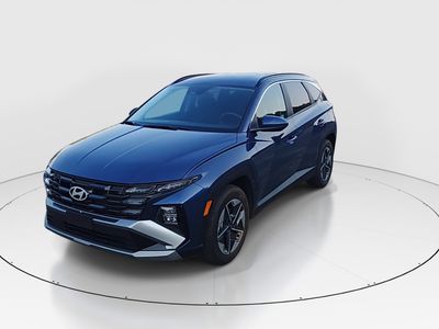 2025 Hyundai Tucson — rear three-quarter view