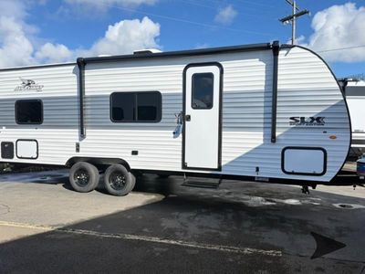2026 Jayco Jay Flight SLX — front three-quarter view