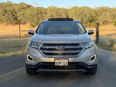2017 Ford Edge — rear three-quarter view