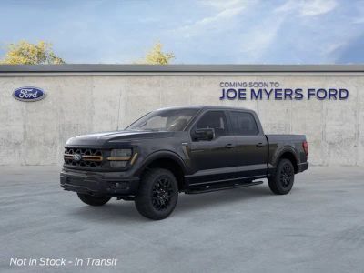 2026 Ford F-150 in Agate Black — front three-quarter view